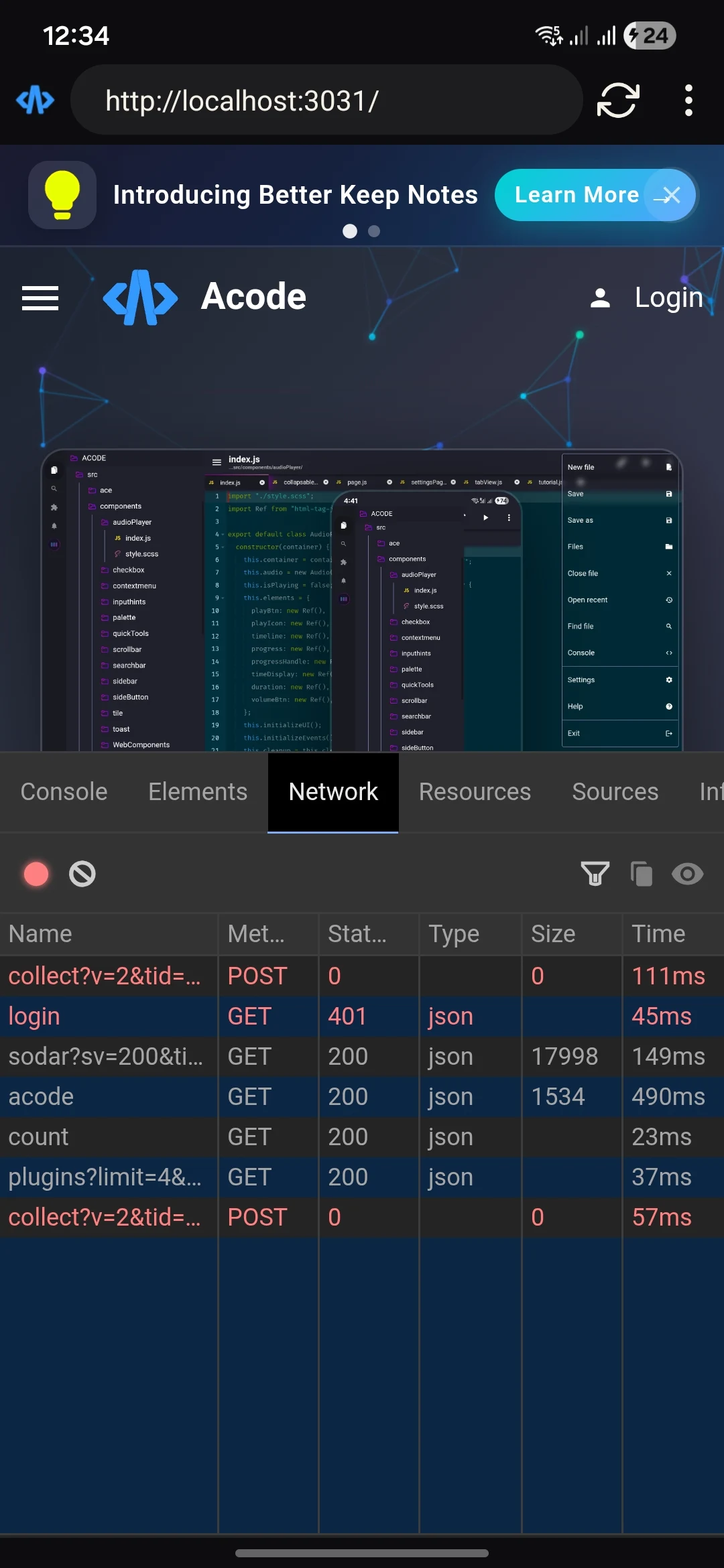 Shellular - Remote Dev Tools screenshot